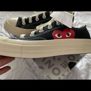 Limited Edition Converse x Comme deS Garçons PLAY Chuck 70 Low Top